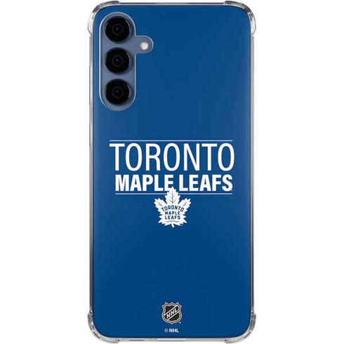 NHL Toronto Maple Leafs Lineup Galaxy S24 Clear Case